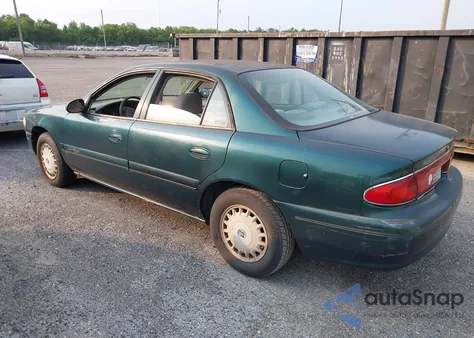 2000 Buick Century Custom из США, поврежденный, VIN 2G4WS52J3Y1114092